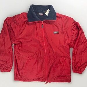 Vintage American Reversible Jacket Men’s 2XL Red Shell Navy Fleece Lined